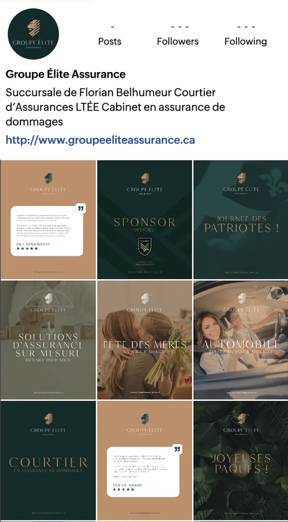 Groupe Élite Assurance social media